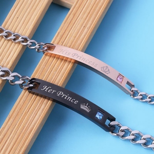 Personalized Engraved Matching Valentines Bracelet Gifs
