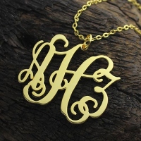 Taylor Swift Monogram Necklace 18K Gold Plated