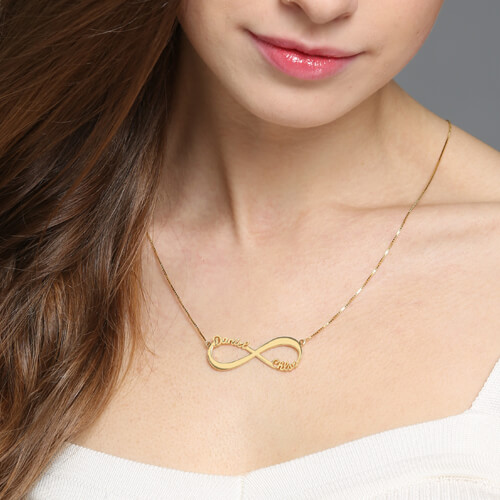 Collier Infini Avec Pr Noms