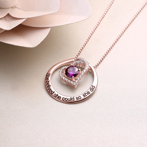 circle necklace for mom