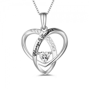 Personalized Heart Necklace for Mother