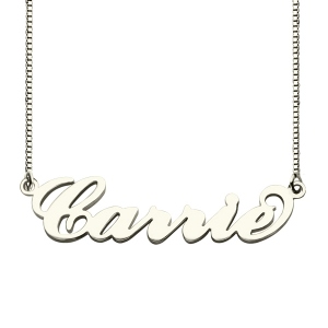 Personalized Stylish Sterling Silver Name Necklace