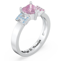 Gemstones Promise Ring