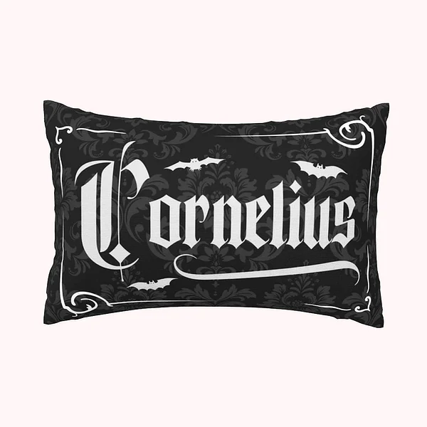 Personalisiertes Gothic Fledermaus Kissenbezug Halloween Home Decor