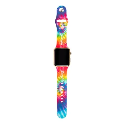 Tie Dye Uhrenarmband Rainbow Swirl für Apple Watch