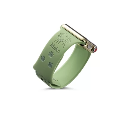 Personalisierter Hunderassen-Haustier-Avatar Apple Watch Armband