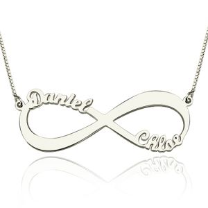 Beautiful Personalized Women's Infinity Gift Necklace with Name