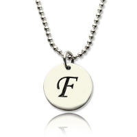Collier Initial-3 Initiales-Argent
