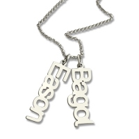 Family Vertical Names Necklace