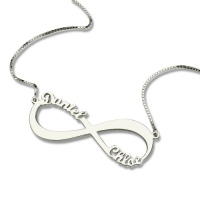 infinity name necklace