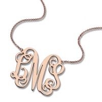  monogram necklace