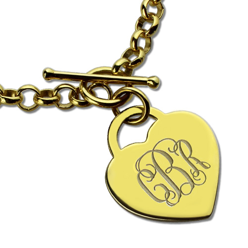  Gold Monogram Bracelet, Custom Initial Charm, 9K 14K 18K Rose  Gold Bracelet, Gold Monogram Charm, Personalized Gift/code: 0.002 :  Handmade Products