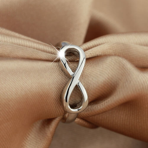 Sterling Silver Infinity Ring | Latest Designs | Gift For Her – saffrontrait
