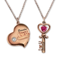 key to my heart necklace