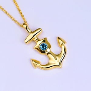 anchor necklace	