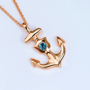 anchor necklace	