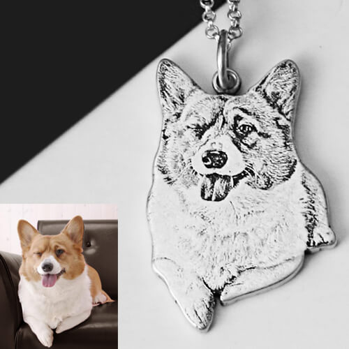 pet photo necklace