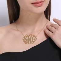monogram jewelry