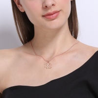 XS monogram necklace
