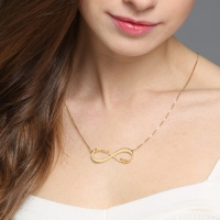infinity name necklace