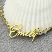  tiny name necklace  
