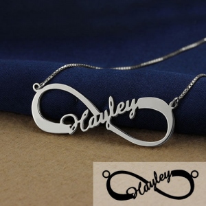 Personalized Single Infinity Name Necklace