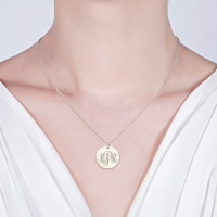 Collier Monogramme Rond