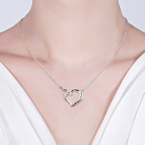 heart necklace