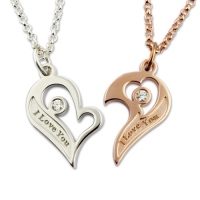 love heart necklace