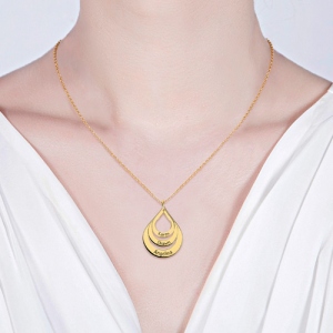drop shaped necklace