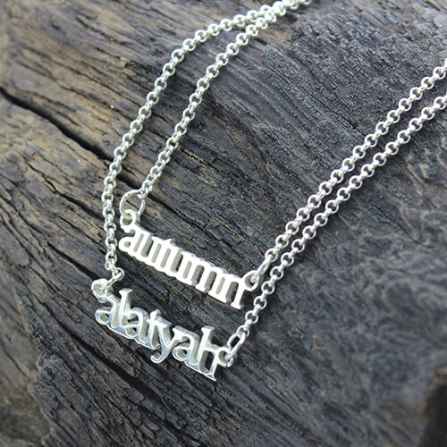 two names necklace 