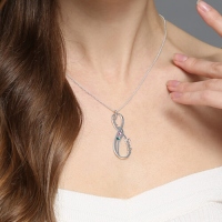Vertical Infinity Necklace