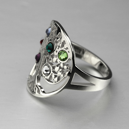 nana rings with birthstones