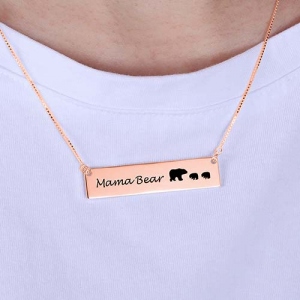 rose gold plated necklace