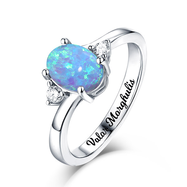 Prix best sale bague opale