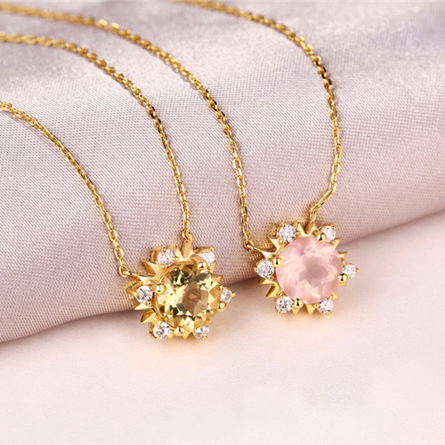 Star Gemstone Necklace