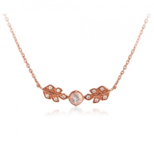 Natural Gemstone Sterling Silver Necklace For Women 18"