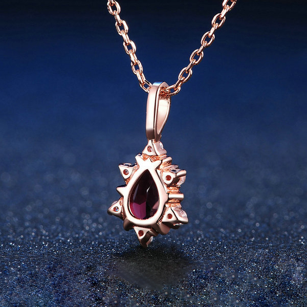 red garnet necklace