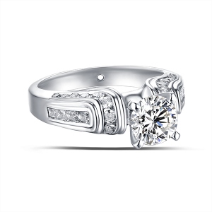 customized ring with gemstone