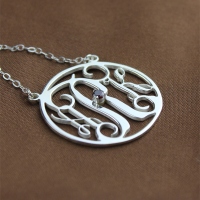 Child Initial Necklace