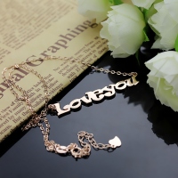 Rose Gold Letter Necklace