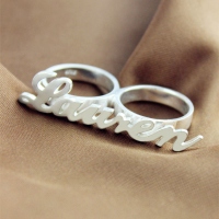 Silve Name Ring