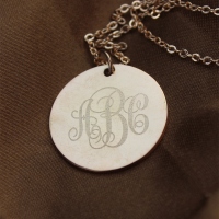 engraved necklace