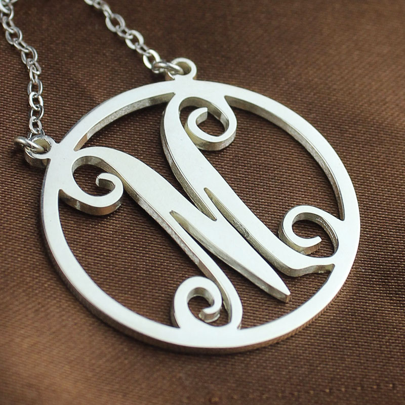 White Gold Initial Jewelry