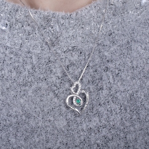 silver infinity necklace