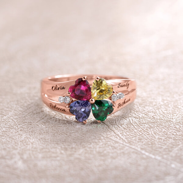 multiple birthstone ring