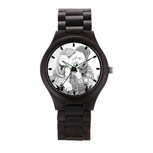 Customized Photo Wooden Watches Back Engraving