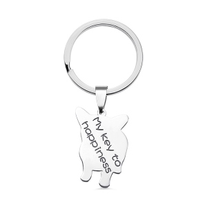 Engraved Pet Photo Keychain