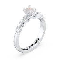 Personalized Solitaire Engagement Ring